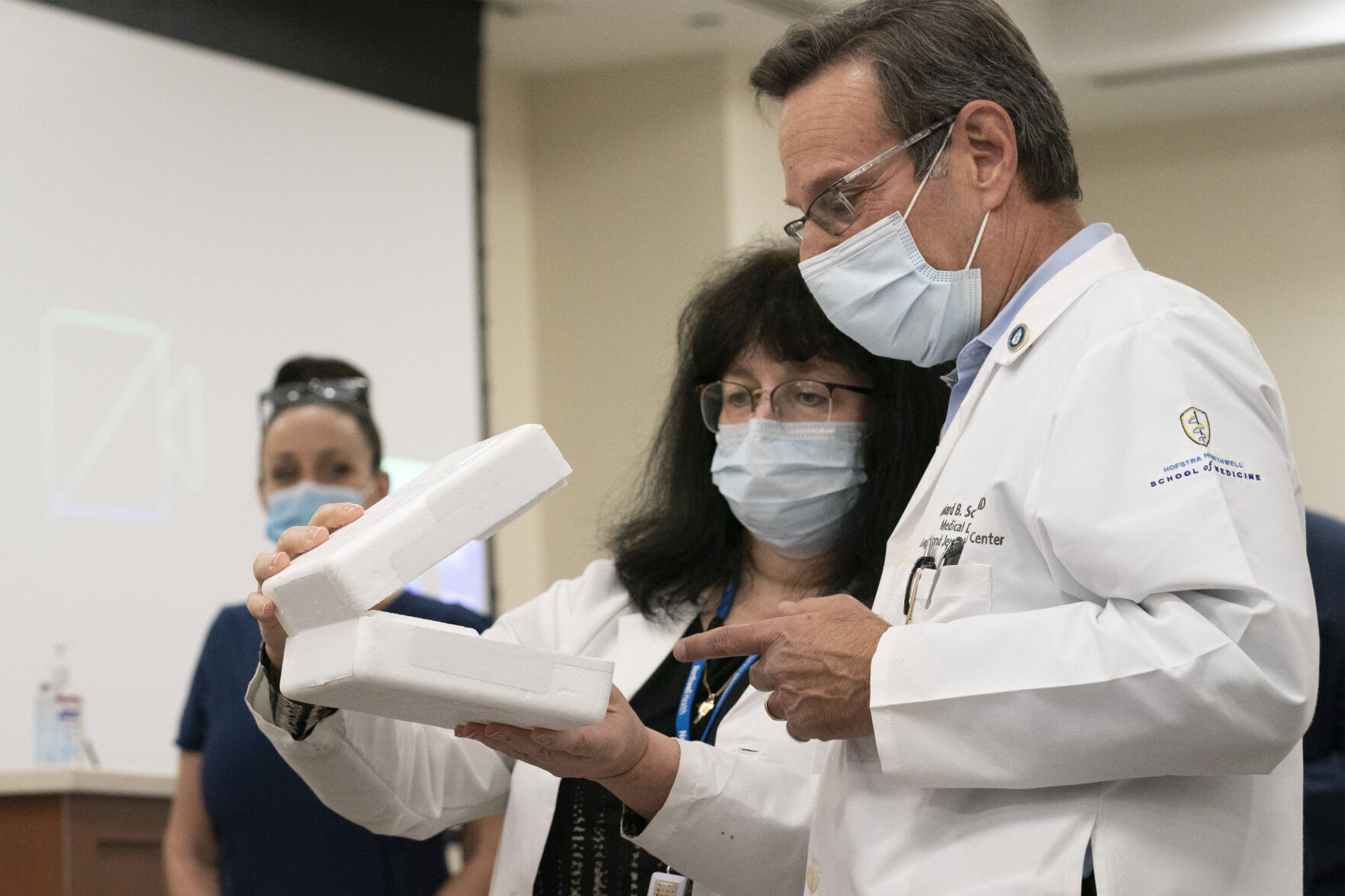 Virus Outbreak Pfizer Vaccine New York